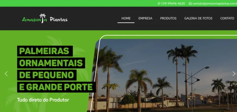 Site da Amazônia Plantas desenvolvido pela CS Projetos